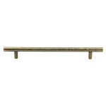 M Marcus Heritage Brass Cabinet Pull T-Bar Hammered Design 203mm Centre to Centre