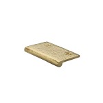 M Marcus Heritage Brass EP Hammered Cabinet Edge Pull 50mm