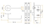 Matt White Antimicrobial Eco-Friendly Lift to Lock Bathroom Set (DDA)