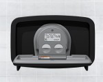 Bobrick Koala Kare KB310-SSRE Matt Black Horizontal Recessed Baby Changing Station