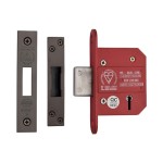 York British Standard 5 Lever Deadlock 64mm