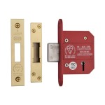 York British Standard 5 Lever Deadlock 64mm