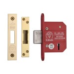 York British Standard 5 Lever Deadlock 64mm