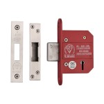 York British Standard 5 Lever Deadlock 64mm