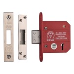 York British Standard 5 Lever Deadlock 77mm