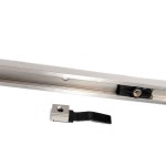 Heavy Duty Adjustable Power Concealed Cam Action Door Closer - Antimicrobial Satin Nickel Plate