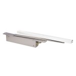 Heavy Duty Adjustable Power Concealed Cam Action Door Closer - Polished Chrome Plate