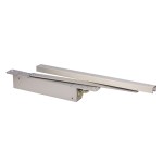 Heavy Duty Adjustable Power Concealed Cam Action Door Closer - Silver