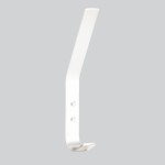 Strip Pattern Hat & Coat Hook – Antimicrobial Eco-Friendly Matt White