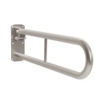 Double Arm Hinged Support Drop Down Rail – Antimicrobial Satin Stainless Steel