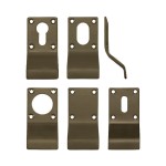 Adonic Matt Bronze Cylinder & Key Door Pulls