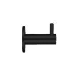 Matt Black Antimicrobial Eco-Friendly Peg Style Coat Hook on Rose