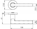 Carlisle Brass Eurospec Carlton Lever on Sprung Round Rose - Satin Stainless Steel