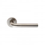 Carlisle Brass Eurospec Spira Lever on 6mm Slim Fit Sprung Round Rose - Grade 304 Satin Stainless Steel