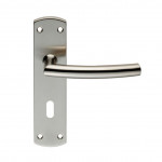 Carlisle Brass Eurospec Steelworx Residential Arched Lever on Plate - Satin Stainless Steel