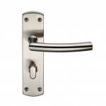 Carlisle Brass Eurospec Steelworx Residential Arched Lever on Plate - Satin Stainless Steel