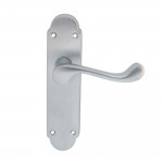 Carlisle Brass Oakley Lever on Plate - Satin Chrome Plate