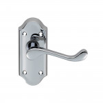 Carlisle Brass Ashtead Lever on Plate - Polished Chrome Plate