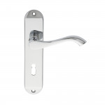 Carlisle Brass Andros Lever on Plate - Polished Chrome Plate