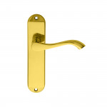 Carlisle Brass Andros Lever on Plate - Polished Brass