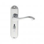 Carlisle Brass Andros Lever on Plate - Polished Chrome Plate