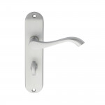 Carlisle Brass Andros Lever on Plate - Satin Chrome Plate