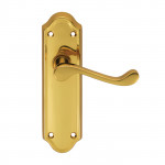 Carlisle Brass Ashtead Lever on Plate - Polished Brass