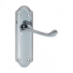 Carlisle Brass Ashtead Lever on Plate - Polished Chrome Plate