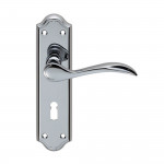 Carlisle Brass Madrid Lever on Plate - Polished Chrome Plate