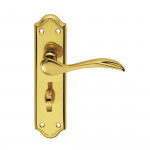 Carlisle Brass Madrid Lever on Plate - Polished Brass