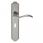 Carlisle Brass Madrid Lever on Long Plate - Polished Chrome Plate