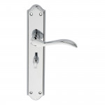 Carlisle Brass Madrid Lever on Long Plate - Polished Chrome Plate