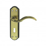 Carlisle Brass Wentworth Lever on Plate - Florentine Bronze