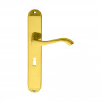 Carlisle Brass Andros Lever on Long Plate - Polished Brass