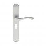 Carlisle Brass Andros Lever on Long Plate - Satin Chrome Plate