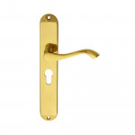 Carlisle Brass Andros Lever on Long Plate - Polished Brass