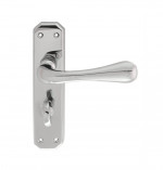 Carlisle Brass Eden Lever on Plate - Polished Chrome Plate