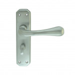 Carlisle Brass Eden Lever on Plate - Satin Chrome Plate