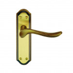 Carlisle Brass Lytham Lever on Plate - Florentine Bronze