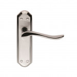 Carlisle Brass Lytham Lever on Plate - Satin/Polished Chrome Plate