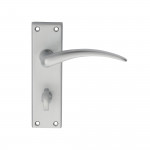 Carlisle Brass Wing Lever on Plate - Satin Chrome Plate