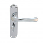 Carlisle Brass Ibra Economy Lever on Plate - Polished Chrome Plate