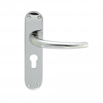 Carlisle Brass Manital Lilla Lever on Plate - Polished Chrome Plate