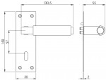 Carlisle Brass Varese Lever on Plate - Satin Nickel Plate