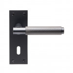 Carlisle Brass Varese Lever on Plate - Matt Black