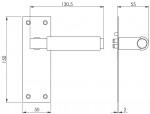 Carlisle Brass Varese Lever on Plate - Satin Nickel Plate