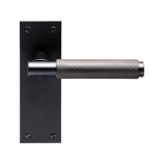 Carlisle Brass Varese Lever on Plate - Matt Black