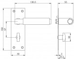 Carlisle Brass Varese Lever on Plate - Satin Nickel Plate