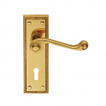 Carlisle Brass Georgian Lever on Plate - Polished Brass