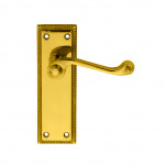 Carlisle Brass Georgian Lever on Plate - Polished Brass